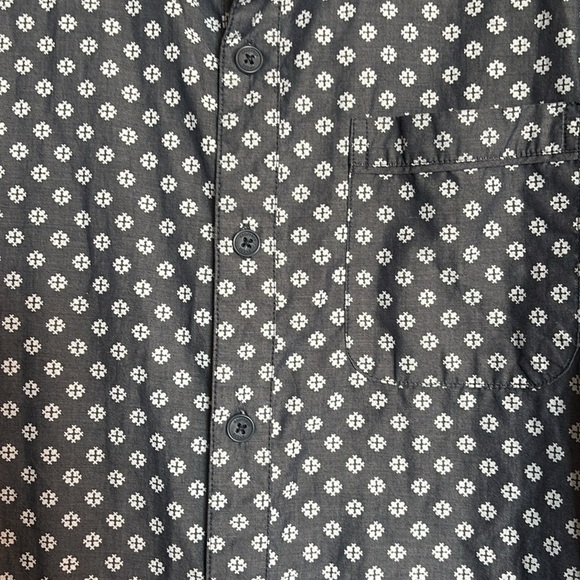 Geoffrey Beene men’s gray long sleeve button down shirt size large - Picture 3 of 9